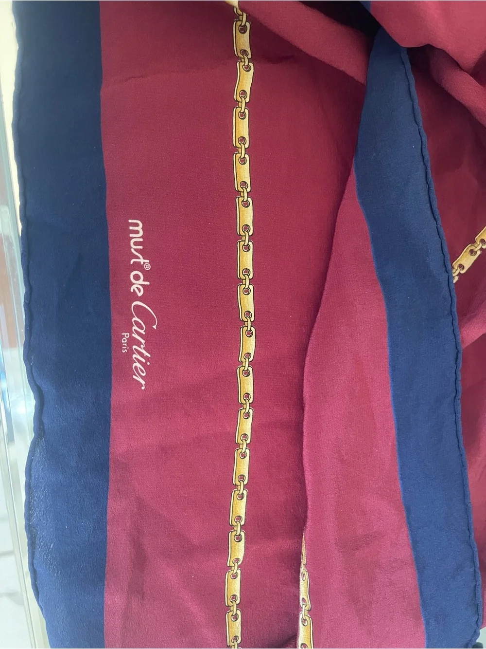 Vintage Cartier Scarf, Must De Cartier